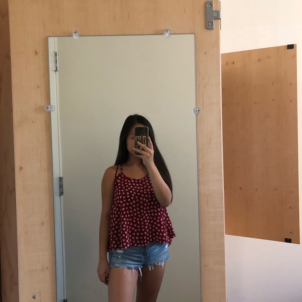 Floral tank top